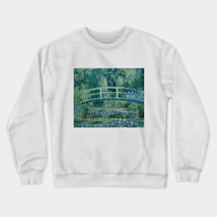 The Japanese Bridge by Claude Monet Crewneck Sweatshirt